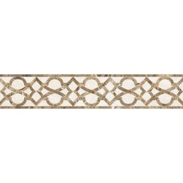 Бордюр Шахтинская плитка (Шахты) Глория бежевый 01 40х7,5 см
