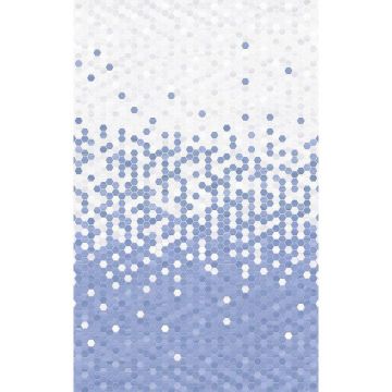 Настенная плитка Шахтинская плитка (Шахты) Лейла голубая 02 25х40 см