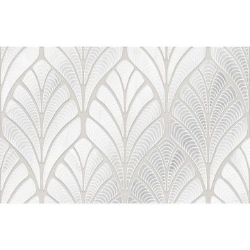 Декор Шахтинская плитка (Шахты) Лилит серый 01 25х40 см