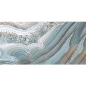 Керамогранит Itc Ceramica (Итк Керамика) Persian Teal Onyx High Glossy 60x120 см, глянцевый