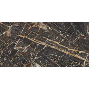 Керамогранит Qua Granite (Гранит) Black Golden Full Lap 60x120 см, лаппатированный 0013, QUA0013