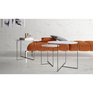 Керамогранит Qua Granite (Куа Гранит) Bianco River Full Lap 60х120 см, лаппатированный Qua Granite0001, S06AD025P0X10F0