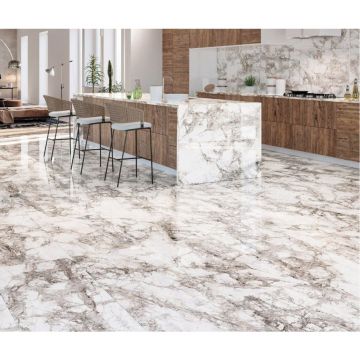 Керамогранит Qua Granite (Гранит) Sg Arabescato Full Lap 60x120 см, лаппатированный, S06FD123D1X10F0