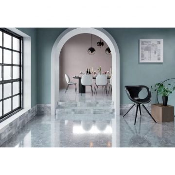 Керамогранит М-Квадрат (Кировская керамика) ProGres (Прогрес) Гриджио Деко Серый Матовый 60х60 см (NR0341)