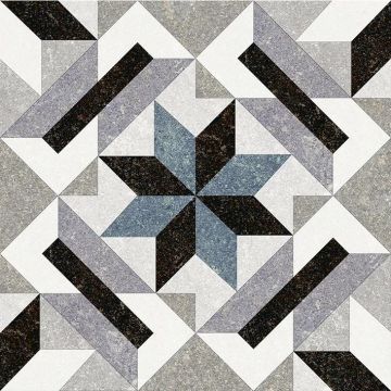 Керамогранит М-Квадрат (Кировская керамика) ProGres (Прогрес) Chantilly Cemento Deco Серый 45х45 см (737479)