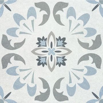 Керамогранит М-Квадрат (Кировская керамика) ProGres (Прогрес) Majolica Grey Deco Светло-серый 45х45 см (737497)