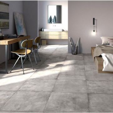 Керамогранит М-Квадрат (Кировская керамика) ProGres (Прогрес) Прожетто 60х60 см серый светлый (BNR0025)