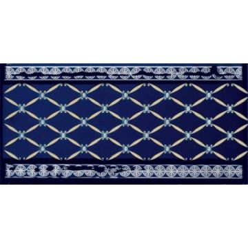 Бордюр Ape Ceramica (Апе Керамика) Cenefa Delis Cobalto Silver 20x10 см, S001231