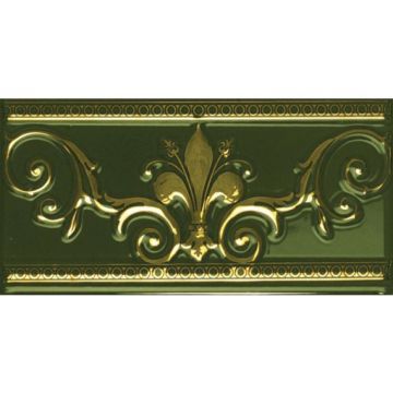 Бордюр Ape Ceramica (Апе Керамика) Cenefa Noblesse Verde Botella 20x10 см, S002059