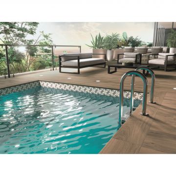 Подступенник Ape Ceramica (Апе Керамика) Tabica Fiorentino Oregon Gris 15x120 см, A027482