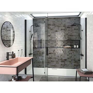 Настенная плитка Ape Ceramica (Апе Керамика) Rombo Snap Pink 15x25,9 см, A034383