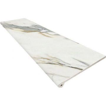 Ступень Ape Ceramica (Апе Керамика) Peldao Fior C1 Calacatta Borghini 33x120 см, A036805