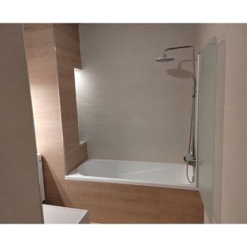 Настенная плитка Argenta (Аргента) Light Stone Score Taupe New 30х90 см