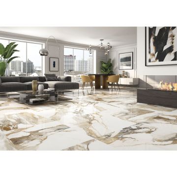 Стена Geotiles Rlv valeria blue 33,3x100 см ректиф.глянц.