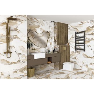 Стена Geotiles Rlv valeria blue 33,3x100 см ректиф.глянц.