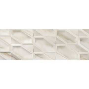 Стена Fanal Calacatta hexa matt 31,6x90 см ректиф.