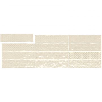 Настенная плитка El Barco (Эль Барко) Music Bone Decor (12 видов рельефов, 12 рисунка) 7,5х30 см (78800482)