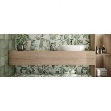 Декор Mainzu (Маинзу) Bottega Decor Blue Leaves 20х20 см