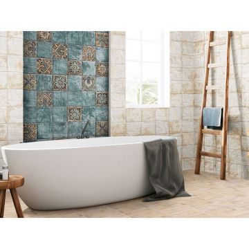 Настенная плитка Mainzu Mandala Brown 20х20 см