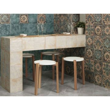 Настенная плитка Mainzu Mandala Brown 20х20 см
