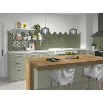 Настенная плитка Mainzu (Маинзу) Plus Bissel Green Olive 10х20 см