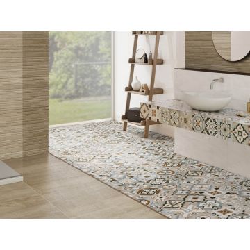 Настенная плитка Azteca (Ацтека) Calacatta Gold Rev. Woodlife Gap Clas 30x90 см (906081)