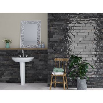 Керамогранит Ecoceramic Rev.Asly Grey 7,5x30 см (922702)