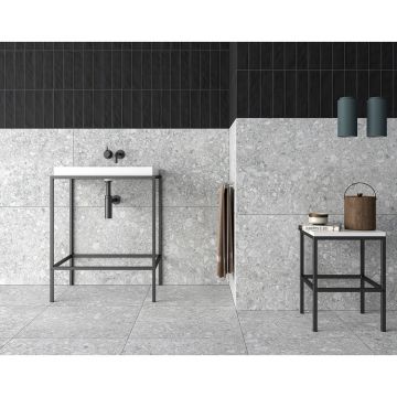 Керамогранит Ecoceramic EC.B.Chiara Negro Hex 20x24 см (923221)