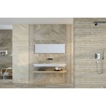 Настенная плитка Porcelanite Dos (Порcеланите Дос) 7511 Composicion Gallery II Gris 25x75 см (912588)