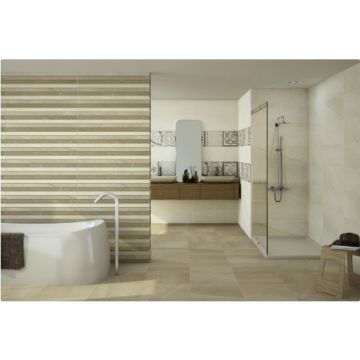 Настенная плитка Porcelanite Dos 9512 Rev. Arena Rect. Relieve 30x90 см (912084)