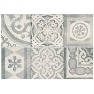 Декор Porcelanite Dos (Порcеланите Дос) 9512 Composicion Retro II Gris 30x90 см (912087)