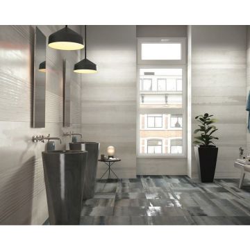 Керамогранит Porcelanite Dos (Порcеланите Дос) Rectificado 1200 Gris Relieve 40x120 см, ректификат, PD59428