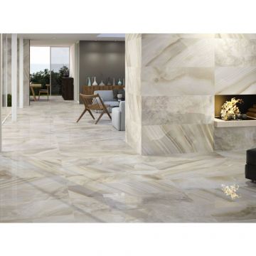 Керамогранит Porcelanite Dos (Порcеланите Дос) Pulido Rectificado 1331 Beige 48x128 см, ректификат, PD61560