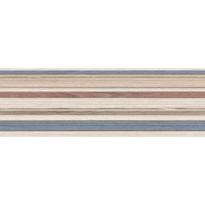 Керамическая плитка Delacora Timber Beige Range 75х25,3 см Бежевая, синяя, серая WT15TMG11