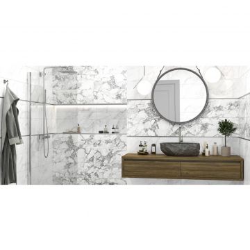 Бордюр Delacora (Делакора) Listello Silver 13х74 см BW0LIS66