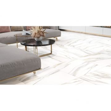 Керамогранит Delacora (Делакора) Statuario Gold 60х60 см 6060GP40STA11