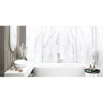 Керамогранит Delacora (Делакора) Statuario Silver 60х120 см 60120GP42STA15/L