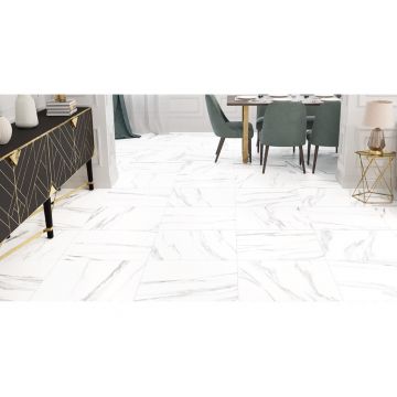 Керамогранит Delacora (Делакора) Statuario Silver 60х60 см 6060GP40STA00