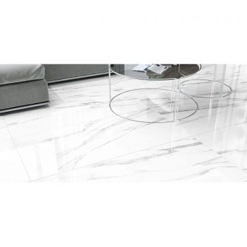 Керамогранит Delacora (Делакора) Statuario Silver Matt 60х120 см 60120GP42STA00