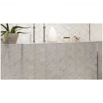 Керамическая плитка Delacora (Делакора) Mosaic Baffin Gray Dark 316х297 см DW7BFN25