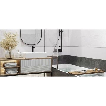 Настенная плитка Delacora (Делакора) Grafito 24,6х74х0,98 см WT15GRF15R