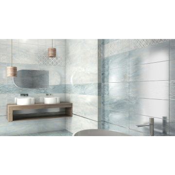 Настенная плитка Delacora (Делакора) Crystal Zaffiro 24,6х74 см (WT15CRT23R)