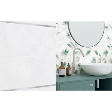 Настенная плитка Delacora (Делакора) Exotic White 24,6х74 см (WT15EXI00R)