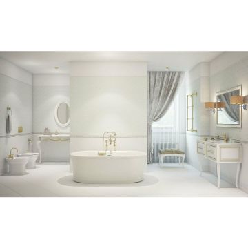 Настенная плитка Delacora (Делакора) Royal White 24,6х74 см (WT15ROL00R)