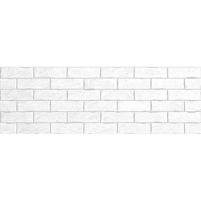 Керамическая плитка Delacora Brick White 75х25,3 см Белая WT15BRC00