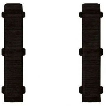 Соединитель к плинтусу ПВХ колл. Deconika (Деконика) (85 мм) 303 Венге Темный (Д-П85-С)