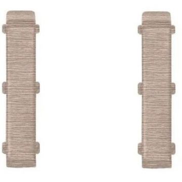 Соединитель к плинтусу ПВХ колл. Deconika (Деконика) (85 мм) 229 Дуб Латте (Д-П85-С)