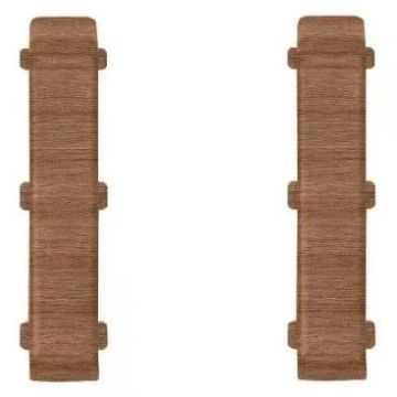 Соединитель к плинтусу ПВХ колл. Deconika (Деконика) (85 мм) 211 Дуб Рустик (Д-П85-С)