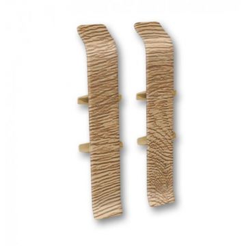 Соединитель к плинтусу ПВХ колл. Deconika (Деконика) (85 мм) 221 Дуб Янтарный (Д-П85-С)