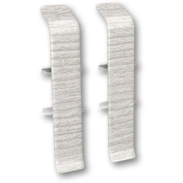 Соединитель к плинтусу ПВХ колл. Deconika (Деконика) (85 мм) 265 Клен Патика (Д-П85-С)